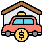 Vermögen - Auto - Haus - Geld