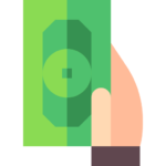 Hand mit Geld ICON - Modern